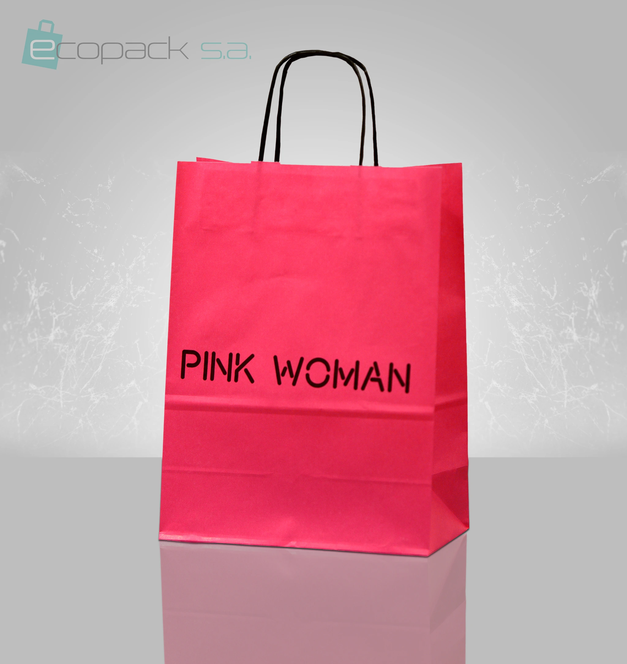 Pink Woman – Χάρτινη τσάντα